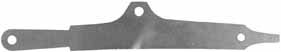 Sideplate for Bedford County or Armstrong, Maryland longrifle, iron